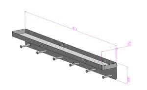 Kệ nhà tắm L400 - GM186