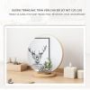 Gương Trang Điểm Tròn Để Bàn Gỗ MDF Nhỏ Gọn, Hiện Đại GAPI - GP278
