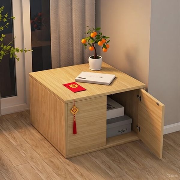 Tủ Đồ Hình Khối GAPI TATAMI Màu Gỗ Cánh Lật-Mở - GP183