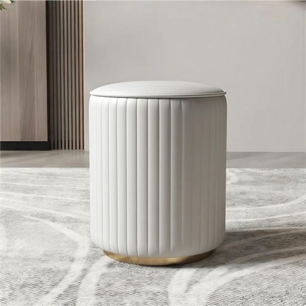 Ghế đôn trang điểm màu trắng thanh lịch - GC45