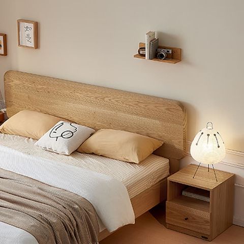 Tủ đầu giường gỗ công nghiệp 1 ngăn kéo và 1 hộc mở tiện lợi - GP343