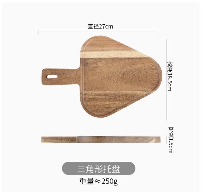 Thớt gỗ décor tam giác - PG25