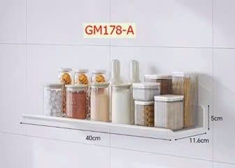 [Giảm giá 60%] Kệ gia vị dán tường trắng GM178A.1
