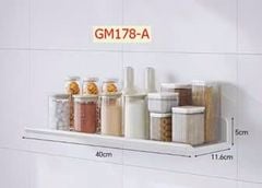 [Giảm giá 60%] Kệ gia vị dán tường trắng GM178A.1