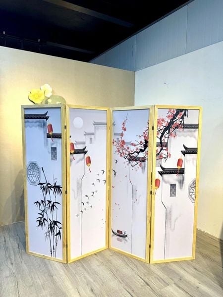 Bình phong in bộ 4 tấm IG430.1