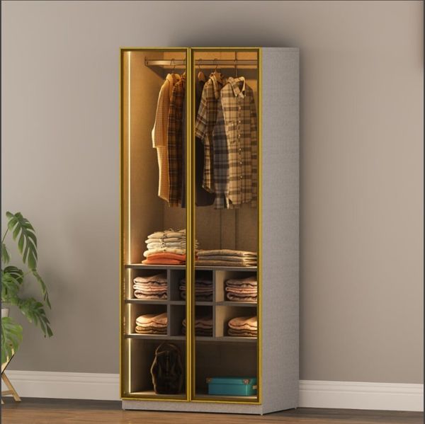 Tủ quần áo cánh kính có LED GP287D.07