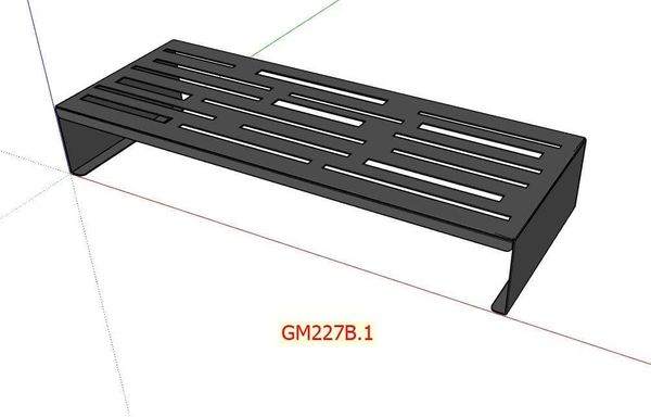 Kệ màn hình máy tính màu đen GM227B.1
