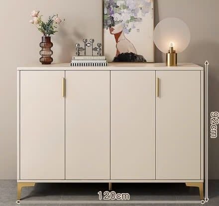 Tủ giày cánh mở full trắng - GP387