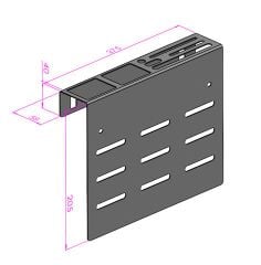 Giá để dao nhà bếp đen GM204B.2