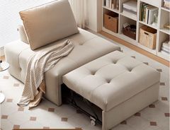 GIƯỜNG SOFA THÔNG MINH TRẮNG DA GC40.01