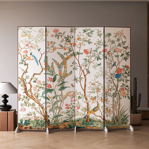 Bộ Bình phong 4 tấm in vải canvas GP392.1.V2