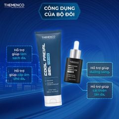 Combo Hỗ Trợ Giúp Dưỡng Sáng The Menco Recomen White Essences 30ml và Sữa Rửa Mặt Cool Facial Gel 120ml - Tặng kem dưỡng 10ml