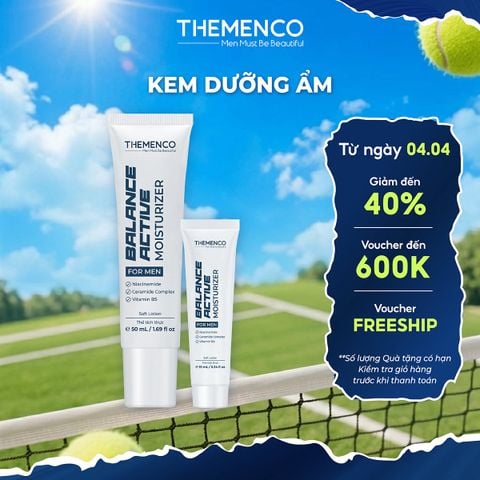 KEM DƯỠNG ẨM PHÙ HỢP DA DẦU MỤN, NHẠY CẢM, KHÔ YẾU DÀNH CHO NAM GIỚI BALANCE ACTIVE MOISTURIZER