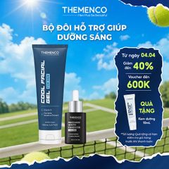 Combo Hỗ Trợ Giúp Dưỡng Sáng The Menco Recomen White Essences 30ml và Sữa Rửa Mặt Cool Facial Gel 120ml - Tặng kem dưỡng 10ml