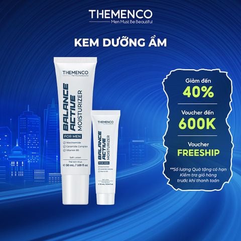KEM DƯỠNG ẨM PHÙ HỢP DA DẦU MỤN, NHẠY CẢM, KHÔ YẾU DÀNH CHO NAM GIỚI BALANCE ACTIVE MOISTURIZER