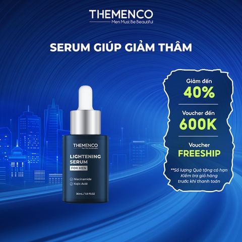 Serum hỗ trợ giúp giảm thâm sau mụn Lightening Serum 30ml Themenco