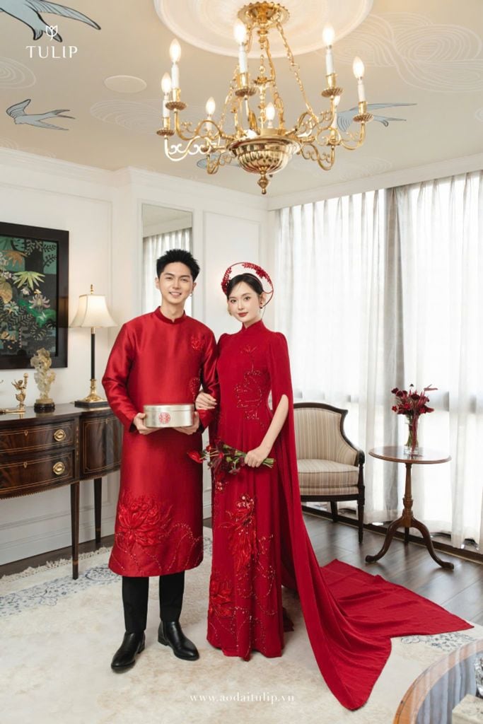 ÁO DÀI CƯỚI | NGƯ UYỂN ĐAN LIÊN