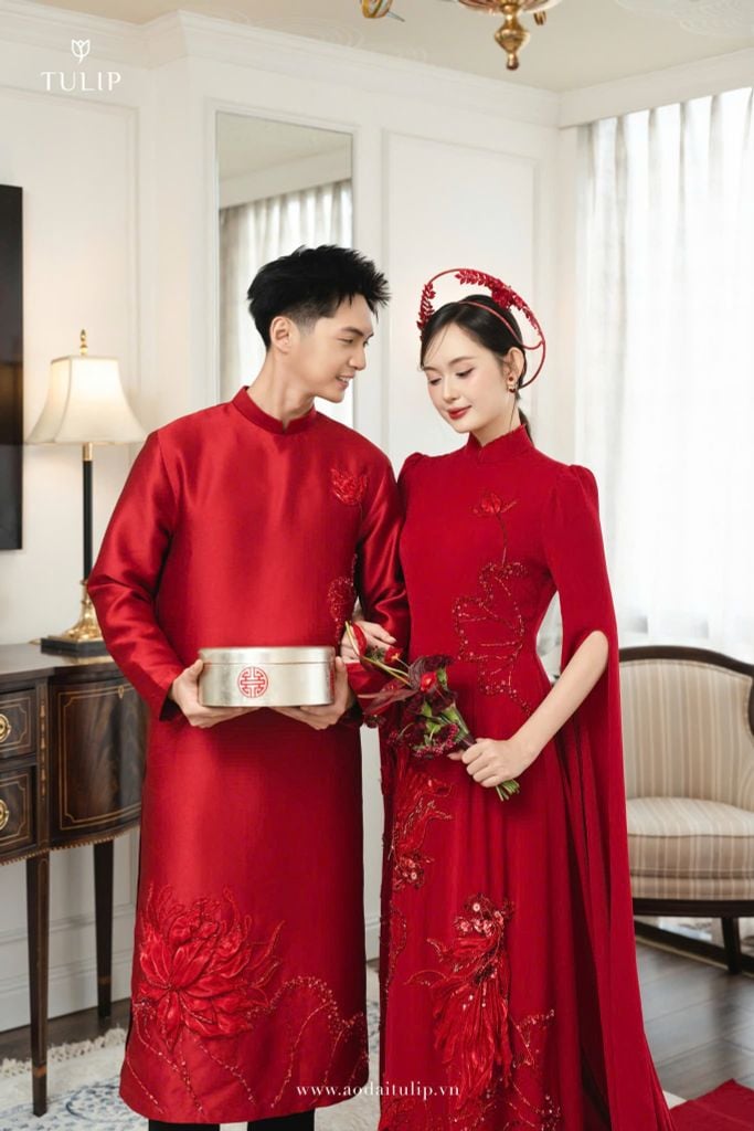 ÁO DÀI CƯỚI | NGƯ UYỂN ĐAN LIÊN