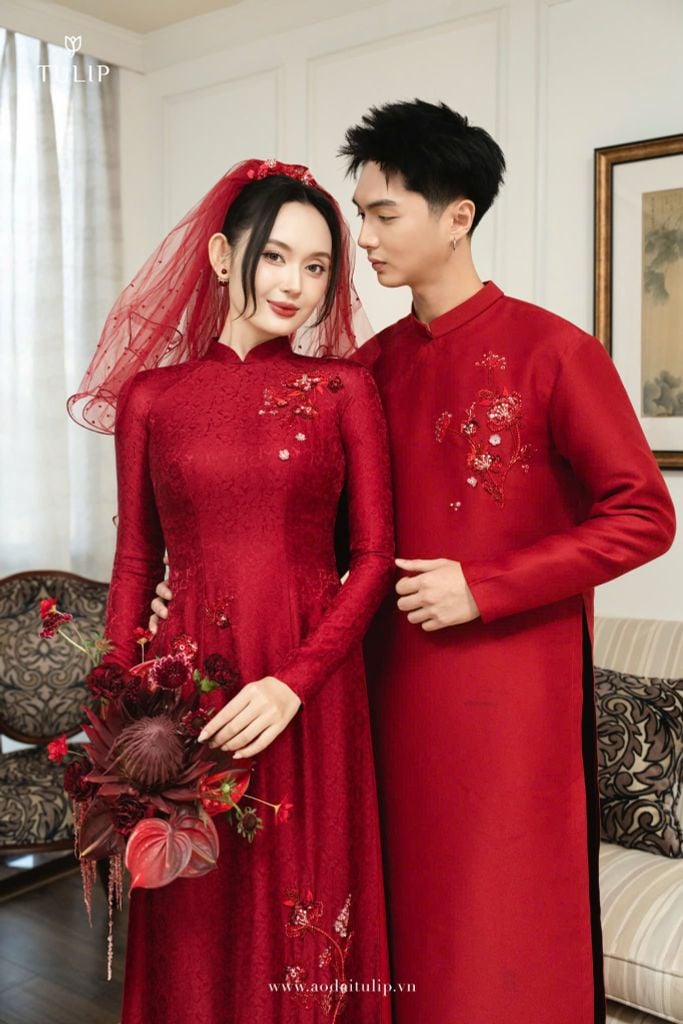 ÁO DÀI CƯỚI | HOA HẠ