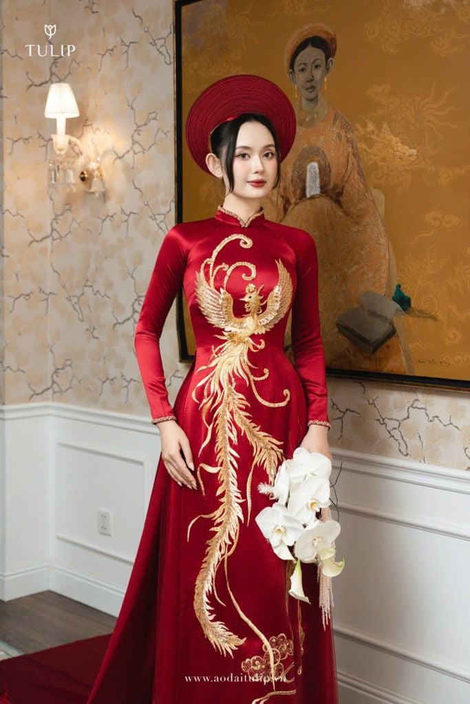 ÁO DÀI CƯỚI | PHƯỢNG HOÀNG KIM BẢO