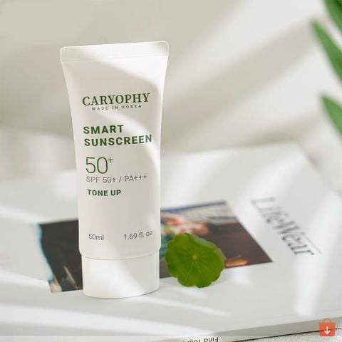Kem chống nắng Caryophy Smart Sunscreen Tone Up ngừa mụn nâng tông bảo vệ da SPF50+/PA+++ 50ml