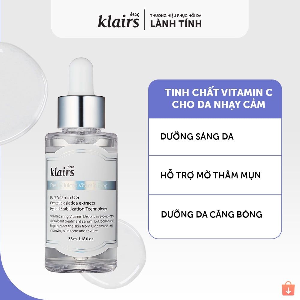 Tinh chất Dear, Klairs Freshly Juiced Vitamin Drop 35ml