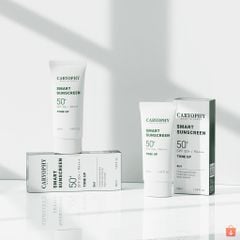 Kem chống nắng Caryophy Smart Sunscreen Tone Up ngừa mụn nâng tông bảo vệ da SPF50+/PA+++ 50ml