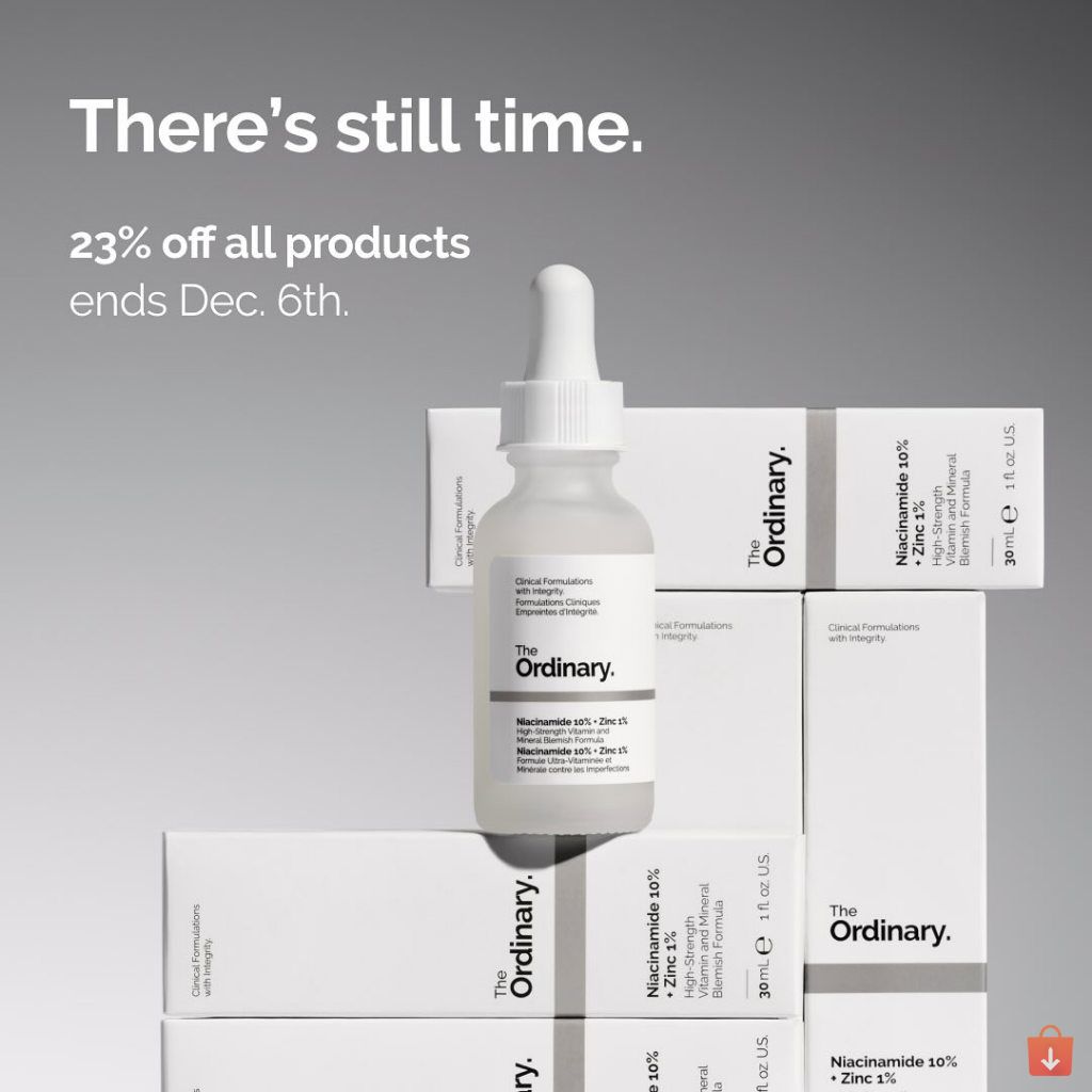 The Ordinary Niacinamide 10% + Zinc 1% giảm mụn,giảm thâm 30ml