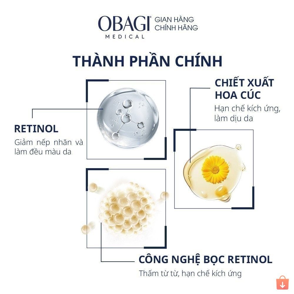 Kem Chống Lão Hóa & Tái Tạo Da Obagi 360 Retinol 0.5 28g