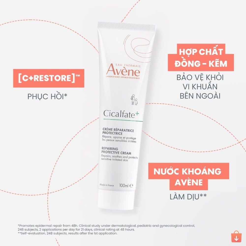 Kem Dưỡng Avene Cicalfate+ Repairing Protective Cream 100ml