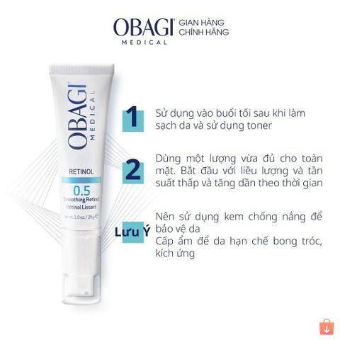 Kem Chống Lão Hóa & Tái Tạo Da Obagi 360 Retinol 0.5 28g
