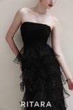  Tulle Black Dress 