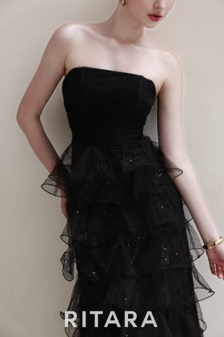  Tulle Black Dress 