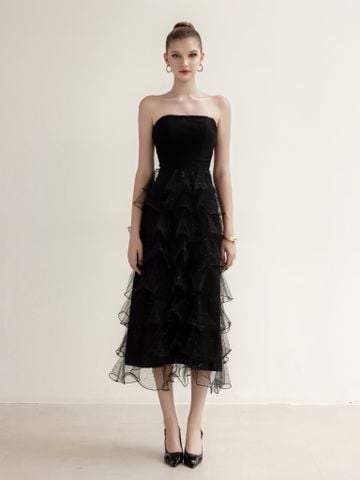 Tulle Black Dress 