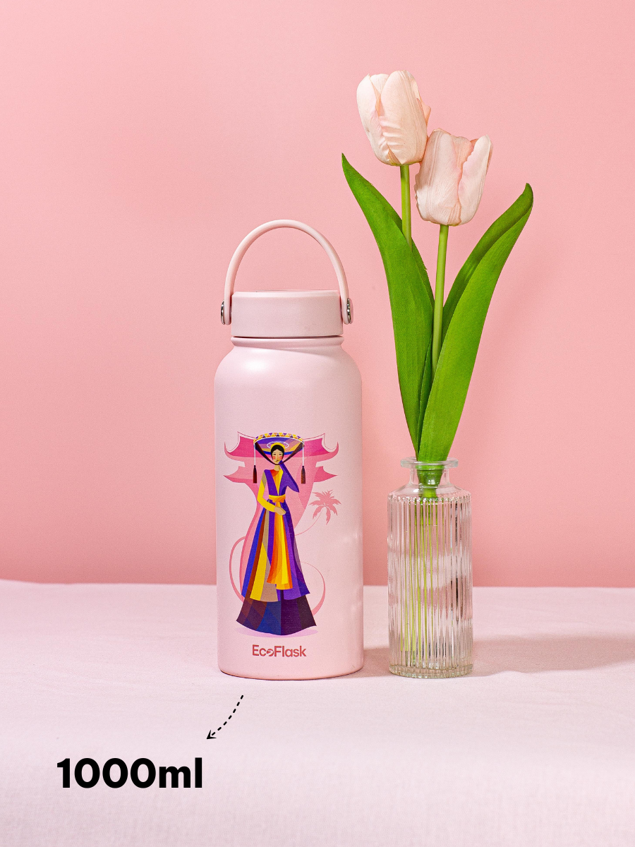 Set quà tặng túi EcoFlask - Áo dài Truyền Thống