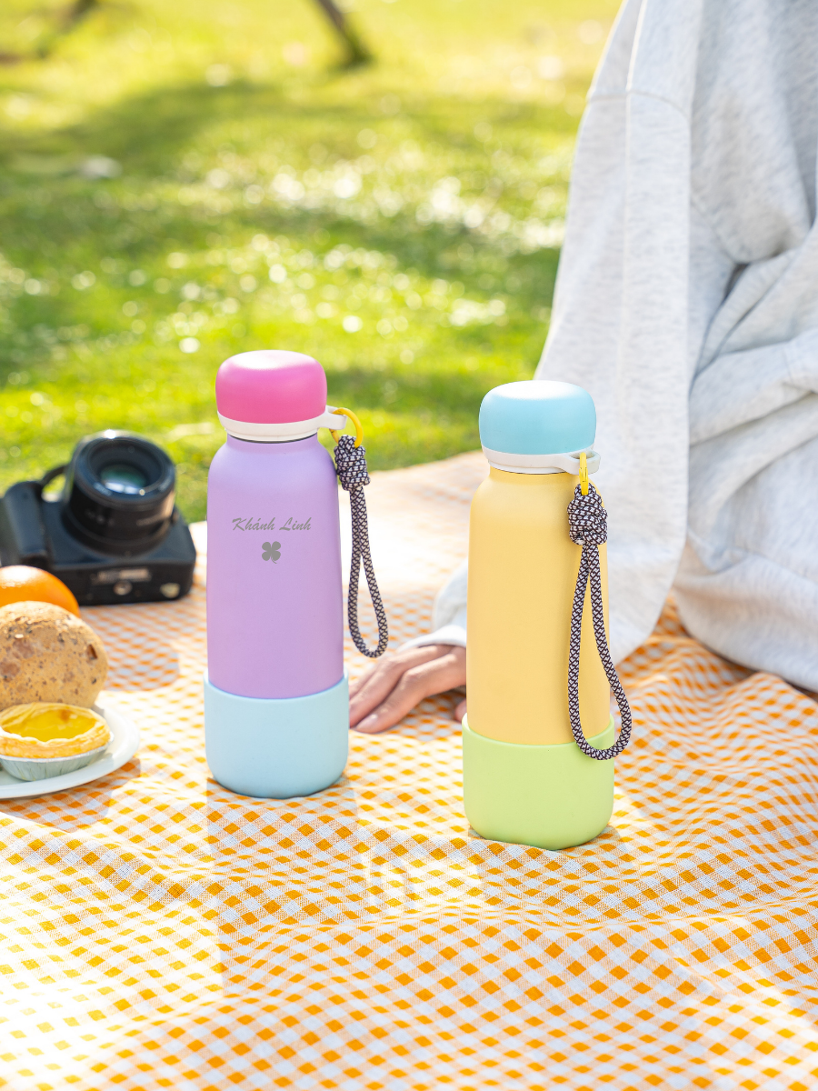 Bình giữ nhiệt EcoFlask 500ml Cầu Vồng Tím