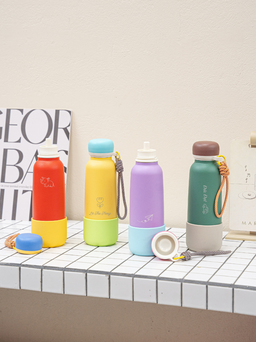 Bình giữ nhiệt EcoFlask 500ml Cầu Vồng Tím