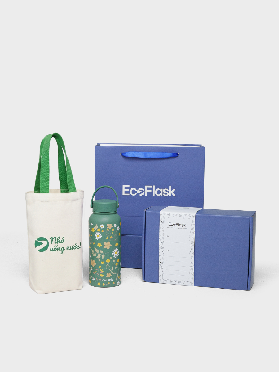 Set quà tặng túi EcoFlask - T11