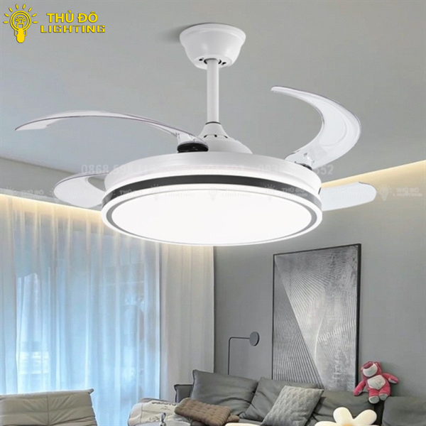  Quạt trần đèn 4 cánh-QT48/QT52 
