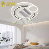  Đèn Quạt Ốp Trần Tròn QT5 