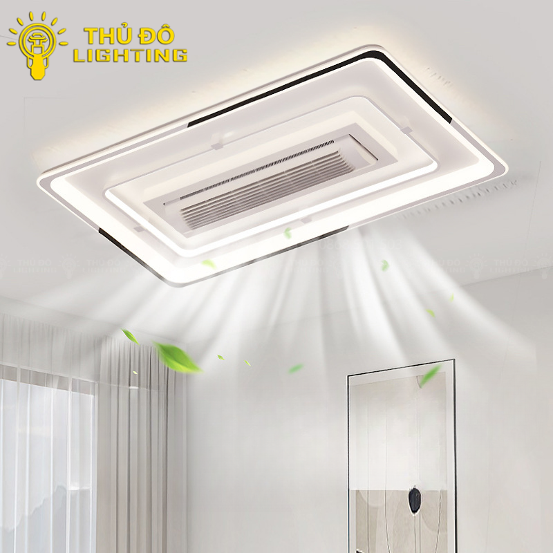  Quạt đèn ốp trần chữ nhật QT1 