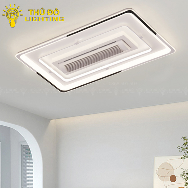  Quạt đèn ốp trần chữ nhật QT1 