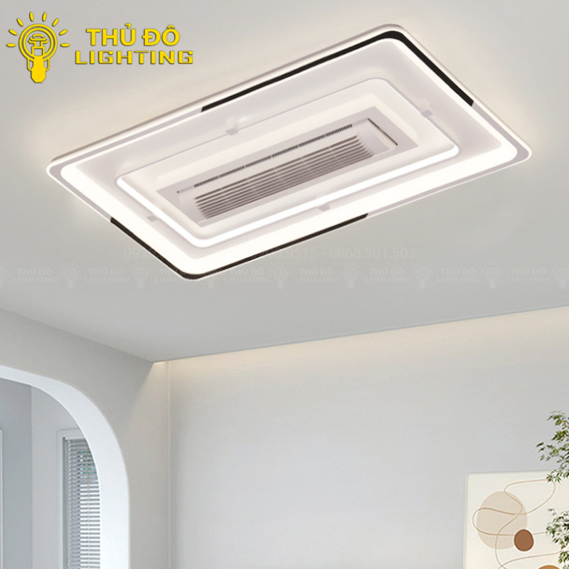  Quạt đèn ốp trần chữ nhật QT1 