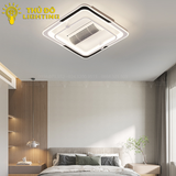  Đèn Quạt Ốp Trần Vuông QT4 