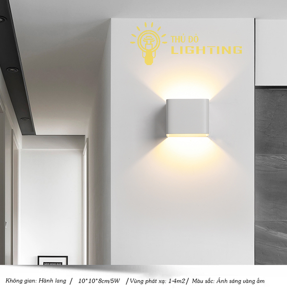  Đèn Hắt Tường Hình Hộp TNT32/TNT33–Vàng 