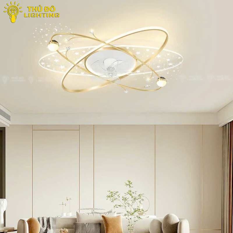  Đèn quạt ốp trần dải ngân hà QT30 