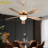  Quạt trần đèn cánh thép QT46 