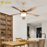  Quạt trần đèn cánh thép QT46 