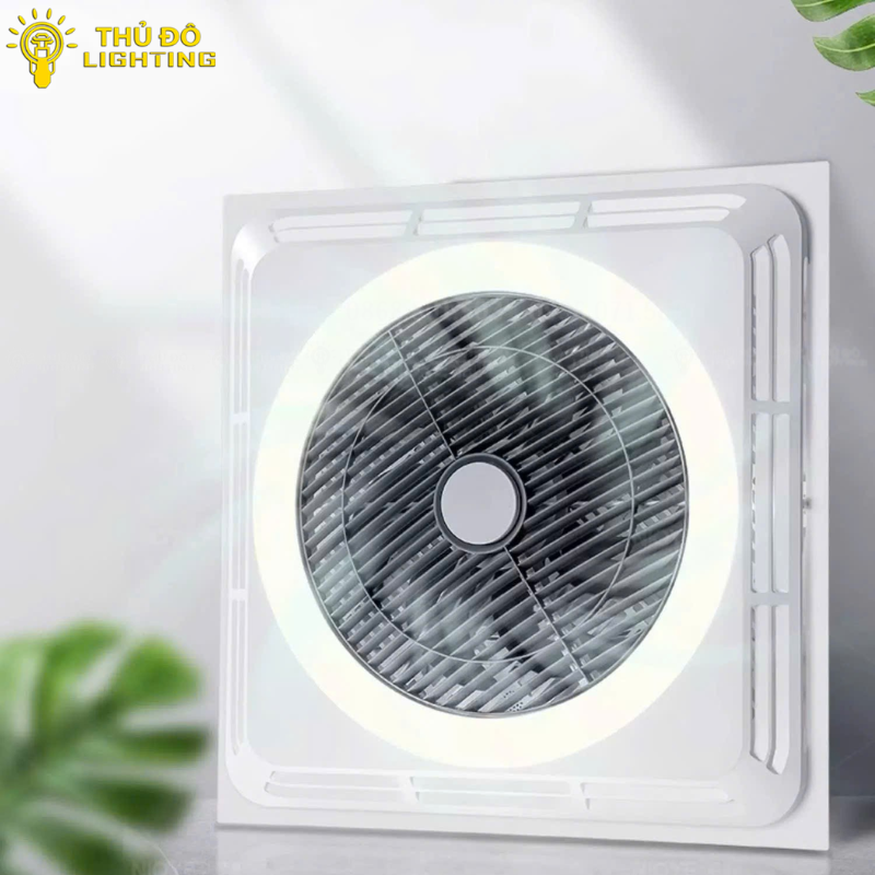 Quạt trần đèn vuông QT80 