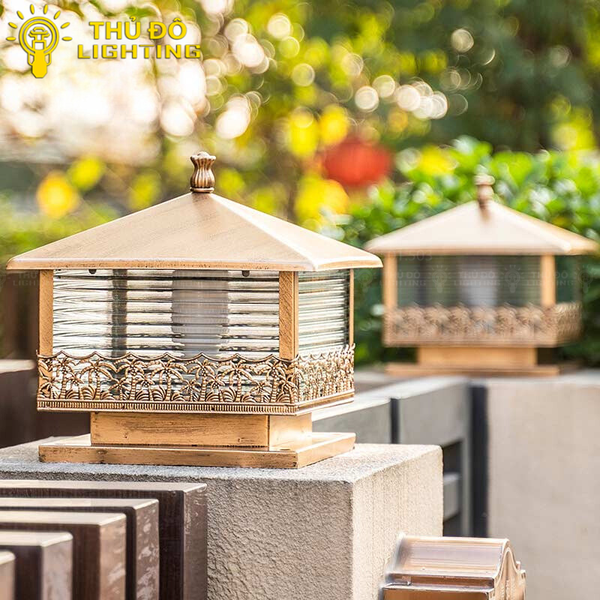  Đèn trụ cổng hoa văn cây dừa TC15/TC16/TC17/TC25 